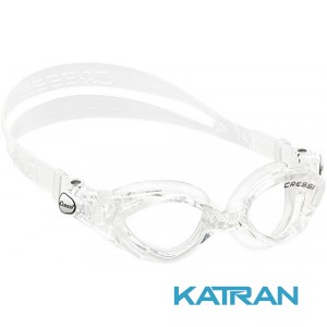 Дитячі окуляри для плавання Cressi Sub King Crab; Sil / Clear