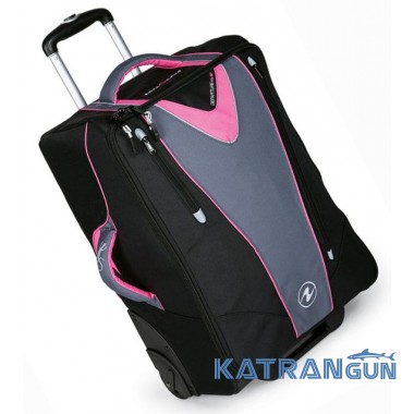 Женские дорожные сумки на колесах AquaLung Travel Bag, розовая