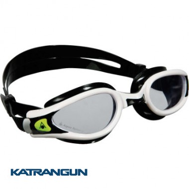 Окуляри для плавання Aqua Sphere Kaiman Exo; біло-чорні; прозорі лінзи