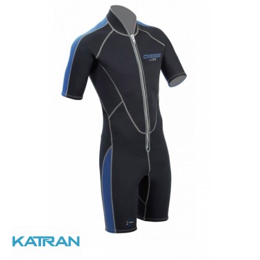 Дешевые гидрокостюмы для плавания Cressi Sub Lido Man 2 мм, чёрно-синие