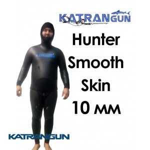 Голий гідрокостюм для підводного полювання взимку KatranGun Hunter SmoothSkin 10 мм