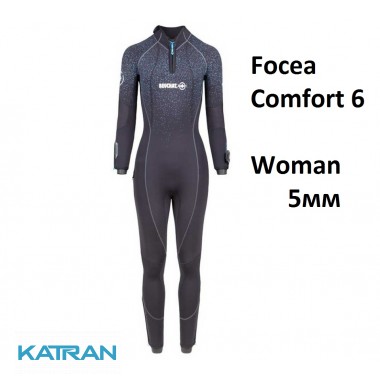 Женский гидрокостюм для дайвинга Beuchat Focea Comfort 6 Woman 5 мм