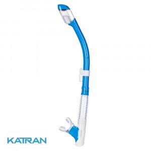 Трубка для дайвинга и снорклинга Cressi Sub Tao Dry синяя