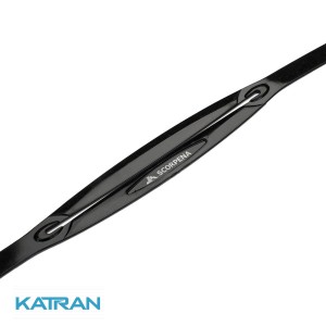 Ремешок для маски Scorpena L, M, K, F чёрный силикон 