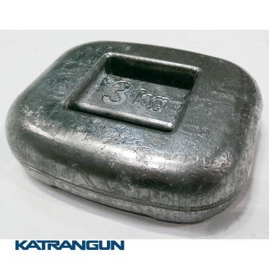 Вантаж для підводного полювання 3 кг; закруглений