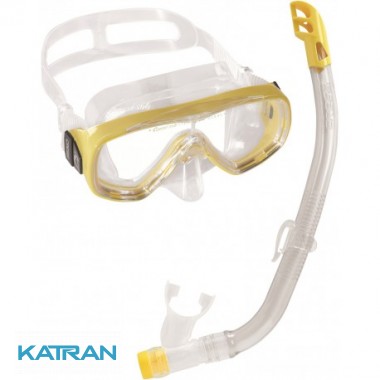 Набор для подводного плавания детский Cressi Sub Ondina Vip; желтый