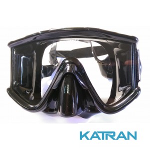 Маска підводного плавання BS Diver 3-Vizion, чорна (БЕЗ БОКСУ)