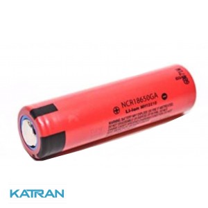 Літієвий акумулятор 18650 Sanyo, 3500 mA / h, з "+" клемою, без захисту