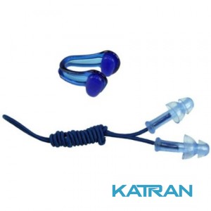 Затиск для носа плавання + беруші для басейну Cressi Sub Swimming Ear Plugs & Nose Clips