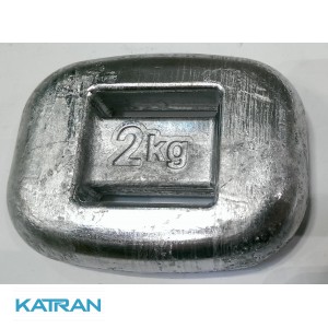 Вантажі підводного полювання 2 кг, закруглені