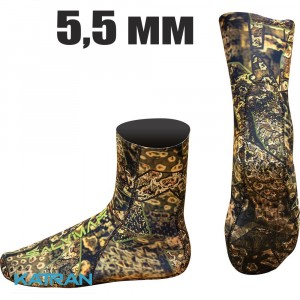Неопренові шкарпетки для підводного полювання Salvimar Krypsis 5.5 мм