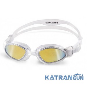 Зеркальные очки для плавания Head Superflex Mid + зеркальное покрытие