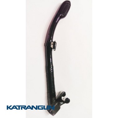 Трубка для плавання з двома клапанами BS Diver Aaron Dry 2 (пряма гофра)