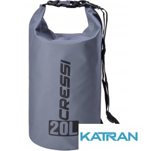 Гермомішок для підводного полювання Cressi Sub Dry Bag Grey 20 л