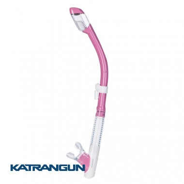 Трубка для снорклінгу Cressi Sub Tao Dry рожева