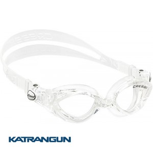 Дитячі окуляри для плавання Cressi Sub King Crab; Sil / Clear