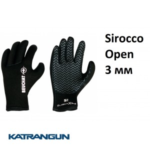 Перчатки для подводной охоты Beuchat Sirocco Open 3мм