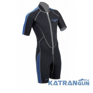 Дешевые гидрокостюмы для плавания Cressi Sub Lido Man 2 мм, чёрно-синие