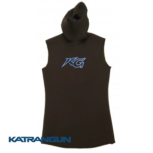 Неопреновая майка для подводной охоты KatranGun Open Cell 3 мм; со шлемом; нейлон / открытая пора