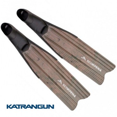 Ласты с закрытой пяткой Scorpena A Camo Brown
