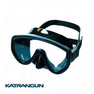 Маска для підводного плавання Beuchat Primo; чорна рамка; чорний силікон