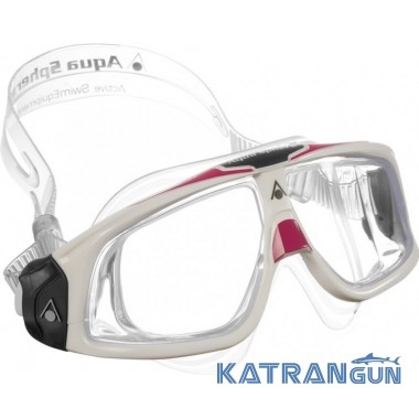 Женские очки для плавания Aqua Sphere Seal 2.0 Lady, линзы прозрачные