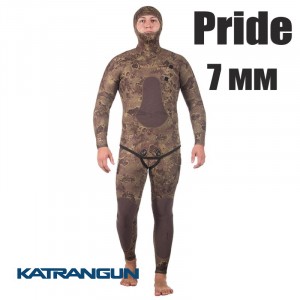 Гидрокостюм для подводной охоты Marlin Pride oliva 7 мм