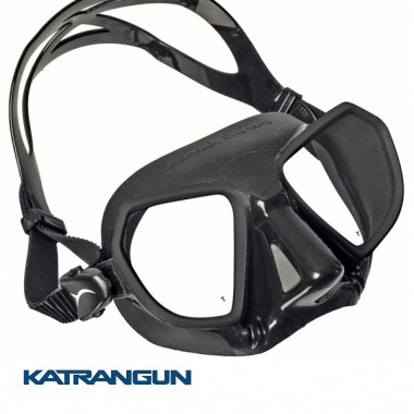 Маска для подводной охоты Salvimar Noah полностью чёрная