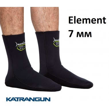 Шкарпетки для підводного полювання Marlin Element 7 мм; нейлон / відкрита пора