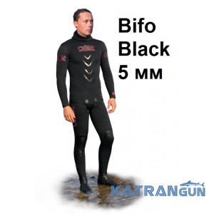 Гідрокостюм для підводного полювання Omer Bifo Black 5 мм