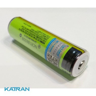 Акумулятор для підводного ліхтаря 18650 Panasonic, 3400 mA / h, з платою захисту