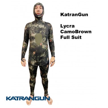 Гидрокостюм KatranGun Lycra CamoBrown Full Suit