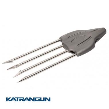 Наконечник Salvimar Speed 4; гальванизированный, четырехзубый