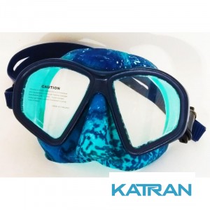 Маска для підводного полювання BS Diver Covert; синій камуфляж (БЕЗ БОКСУ)