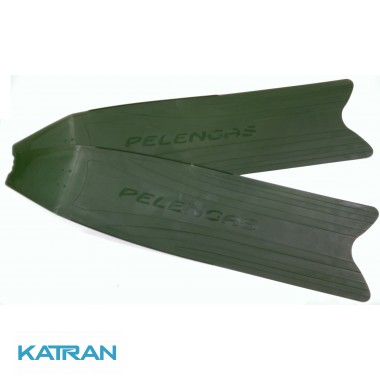 Лопаті для ласт Pelengas Green, пластикові, середня жорсткість