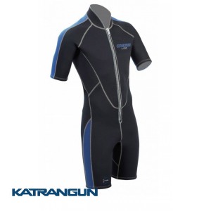 Дешевые гидрокостюмы для плавания Cressi Sub Lido Man 2 мм, чёрно-синие