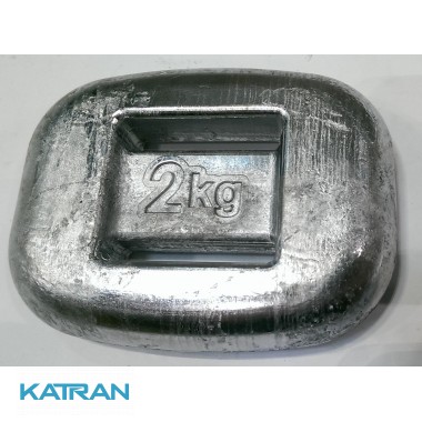 Вантажі підводного полювання 2 кг, закруглені