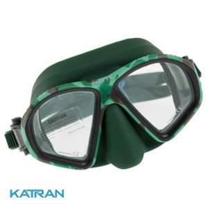 Маска для подводной рыбалки Marlin Matte Green