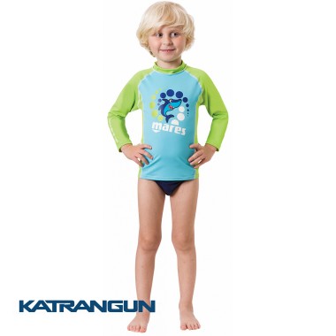 Лайкрова футболка малюків Mares Rash Guard Boy Kid, довгий рукав, для хлопчика
