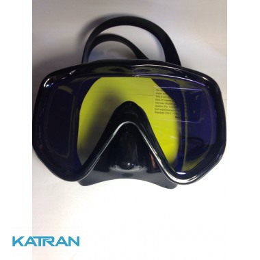 Маска з просвітленим склом Marlin Visualator чорна