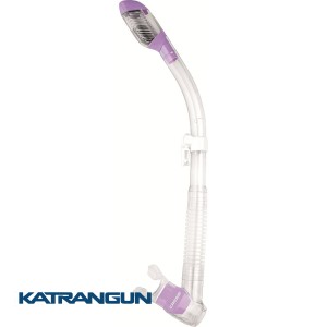 Трубка для дайвинга Cressi Sub Dry (Desert Dry) прозрачная фиолетовая