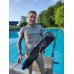 Гідрокостюм для фрідайвінга XT Diving Pro Smooth / Nylon Sheico-Y Super Stretch 1,5 мм; сріблястий