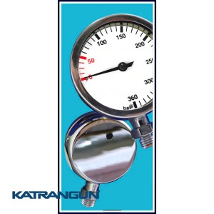 Манометр для дайвинга BS Diver TECH 360 Bar, дисплей 63мм