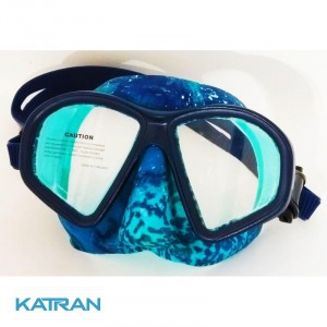 Маска для підводного полювання BS Diver Covert; синій камуфляж (БЕЗ БОКСУ)