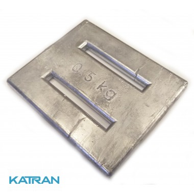 Груз для подводной охоты 0,5 кг; плоский