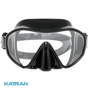Маска для плавання Marlin Frameless Scuba; чорна