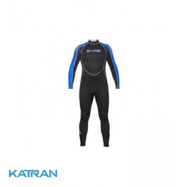 ГИДРОКОСТЮМ BARE VELOCITY FULL LADY 5-4MM ЖЕНСКИЙ ЧЕРНО-СИНИЙ