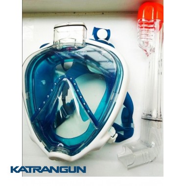 Маска полнолицевая для снорклинга BS DIVER; антифог, силиконовый ремешок