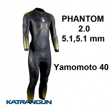 Досконалий чоловічий гідрокостюм для тріатлону Aqua Sphere PHANTOM 2.0 5.1,5.1 mm 2019
