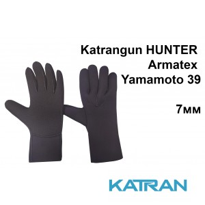 Рукавички з посиленнями Katrangun Hunter Armatex Yamamoto 39; 7 мм
